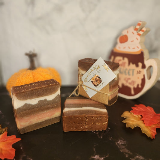 🍫 Chocolate S’mores Artisan Soap – Cozy Indulgence in Every Lather