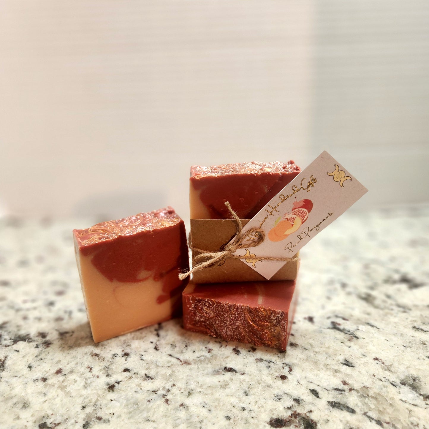 Peach-Pomegranate Artisan Soap