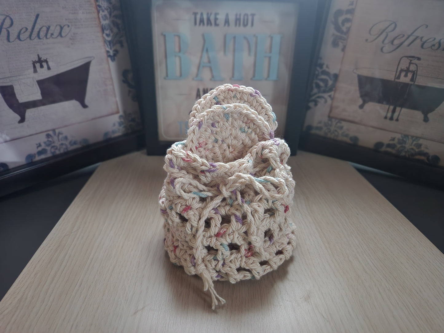 Crochet Face Scrubbie Set